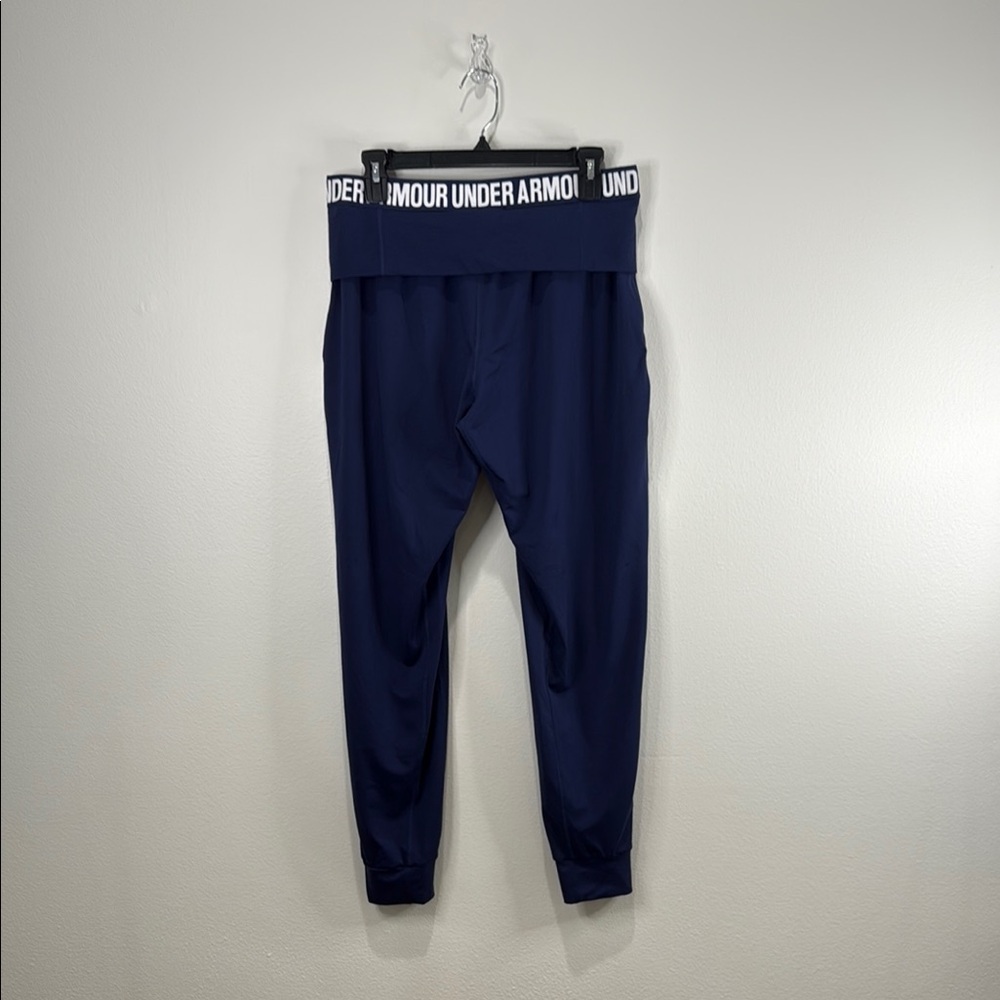 Under Armour Blue Jogger Sweatpants with Tapered Leg